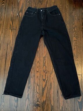 Levi's Black Straight-Leg Jeans 560